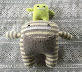 Lola and Lily Hand Knit Monster