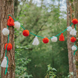 Christmas Pompom and Tassel Garlands